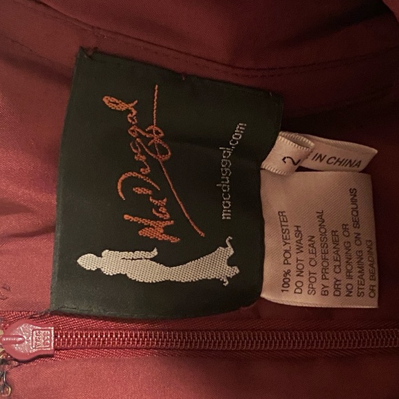 😍♥️Gorgeous Mac Duggal Strapless Taffeta Trumpet Gown ♥️😍 - Picture 12 of 12